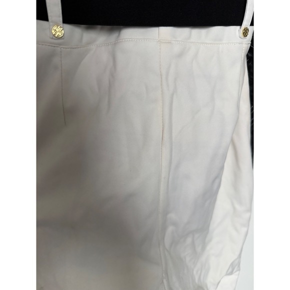 Luxury White Black Gold Fur Hooded Ski Suit Jumpsuit Women's Snowboard US 6 - Picture 13 of 16